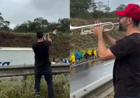 Trompetista Ironiza Caminhada de Nikolas Ferreira com Berrante: "Cuidado, tem gado solto na pista"