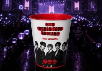 Cinépolis lança balde colecionável exclusivo do BTS para "ARIRANG Live Viewing in Busan" no Brasil, confira detalhes e data de lançamento